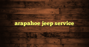 arapahoe jeep service