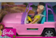 barbie jeep with 2 dolls