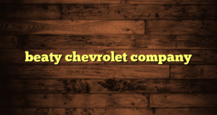 beaty chevrolet company