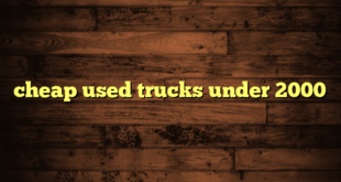 cheap used trucks under 2000