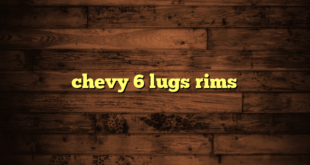 chevy 6 lugs rims