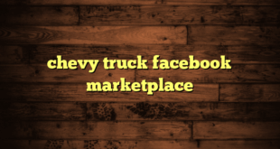 chevy truck facebook marketplace