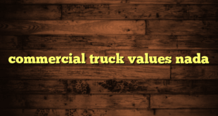 commercial truck values nada