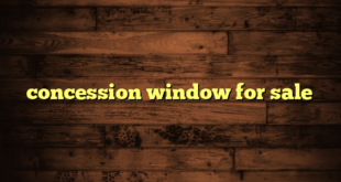 concession window for sale