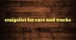 craigslist for cars and trucks