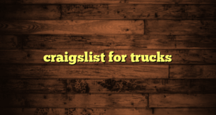 craigslist for trucks