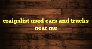 craigslist used cars and trucks near me