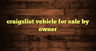 craigslist vehicle for sale by owner