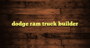 dodge ram truck builder