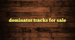 dominator tracks for sale