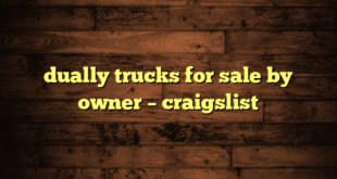 dually trucks for sale by owner – craigslist