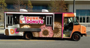 dunkin donuts food truck