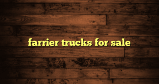 farrier trucks for sale