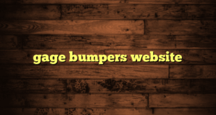 gage bumpers website