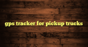 gps tracker for pickup trucks