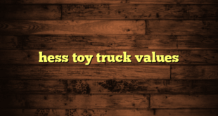 hess toy truck values