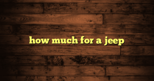 how much for a jeep