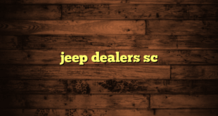 jeep dealers sc