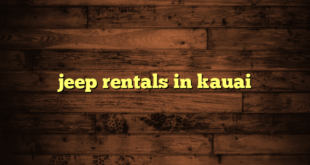 jeep rentals in kauai