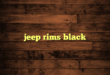 jeep rims black