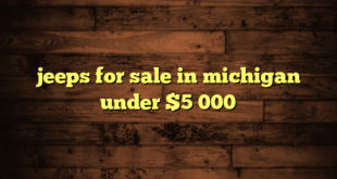 jeeps for sale in michigan under $5 000