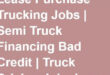 lease purchase semi truck with bad credit