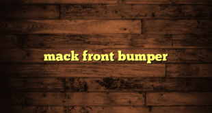 mack front bumper