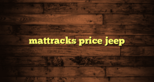 mattracks price jeep