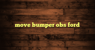move bumper obs ford