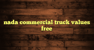 nada commercial truck values free