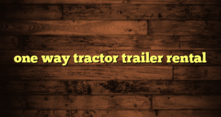 one way tractor trailer rental