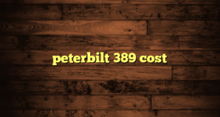 peterbilt 389 cost
