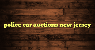 police car auctions new jersey