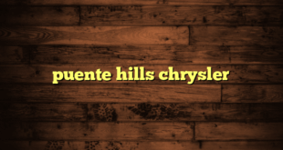 puente hills chrysler