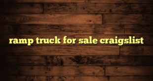 ramp truck for sale craigslist