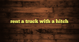 rent a truck with a hitch