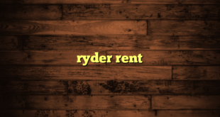 ryder rent