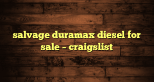 salvage duramax diesel for sale – craigslist