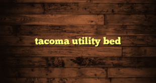 tacoma utility bed