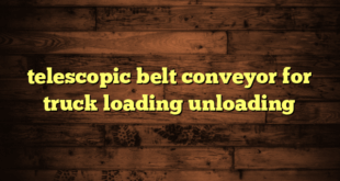 telescopic belt conveyor for truck loading unloading