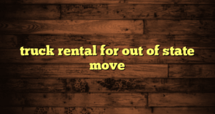 truck rental for out of state move