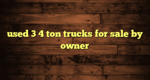used 3 4 ton trucks for sale by owner