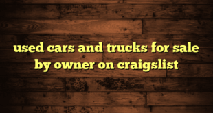 used cars and trucks for sale by owner on craigslist