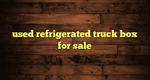 used refrigerated truck box for sale
