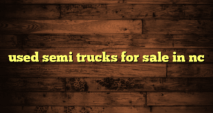 used semi trucks for sale in nc