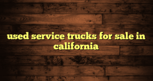 used service trucks for sale in california