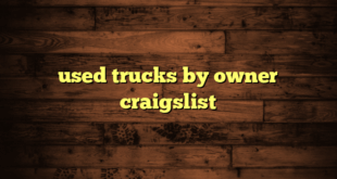 used trucks by owner craigslist