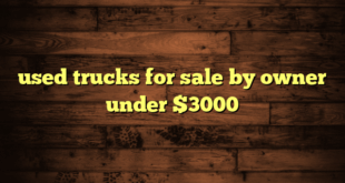 used trucks for sale by owner under $3000