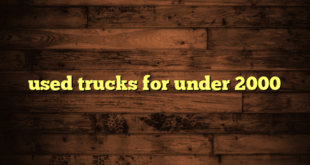 used trucks for under 2000
