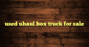 used uhaul box truck for sale